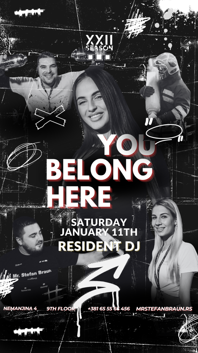 Mr Stefan Braun - YOU BELONG HERE