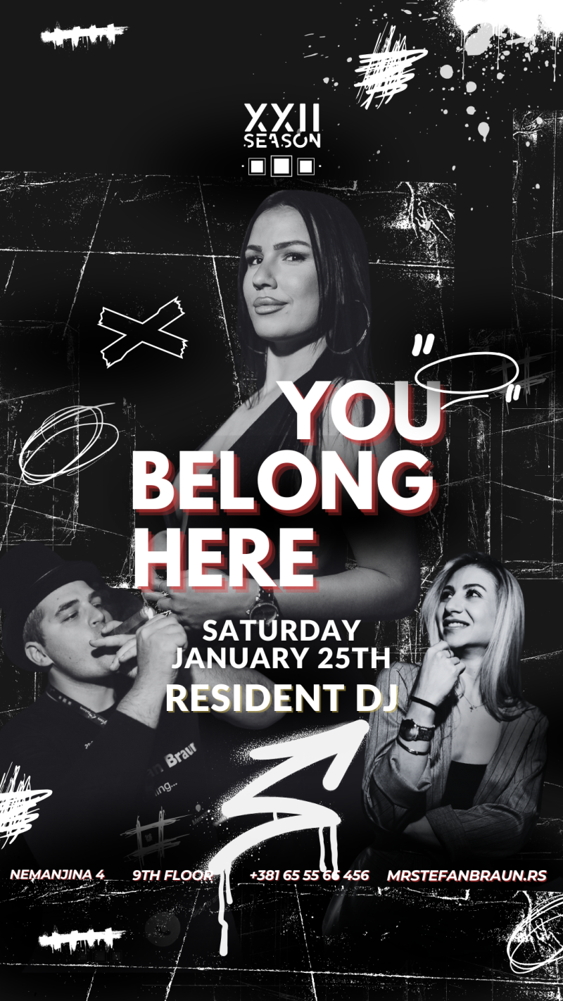 Mr Stefan Braun - YOU BELONG HERE