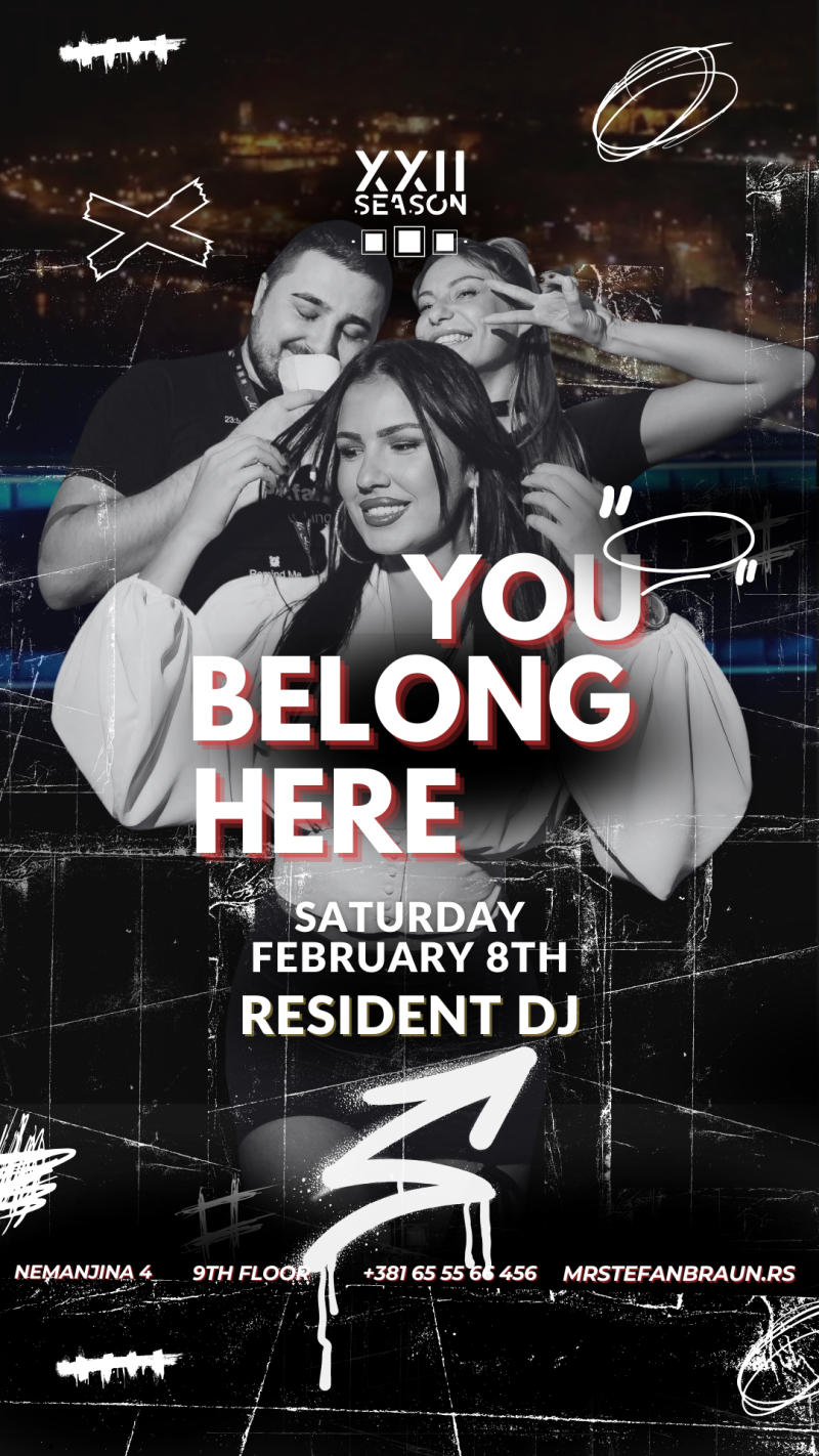 Mr Stefan Braun - YOU BELONG HERE